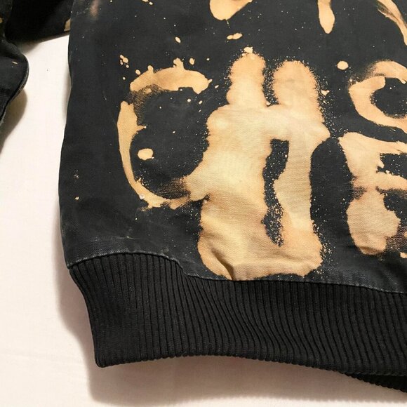 Carhartt Bomber Jacket Mens 3XL Distressed Tie Dye Style - Picture 15 of 16